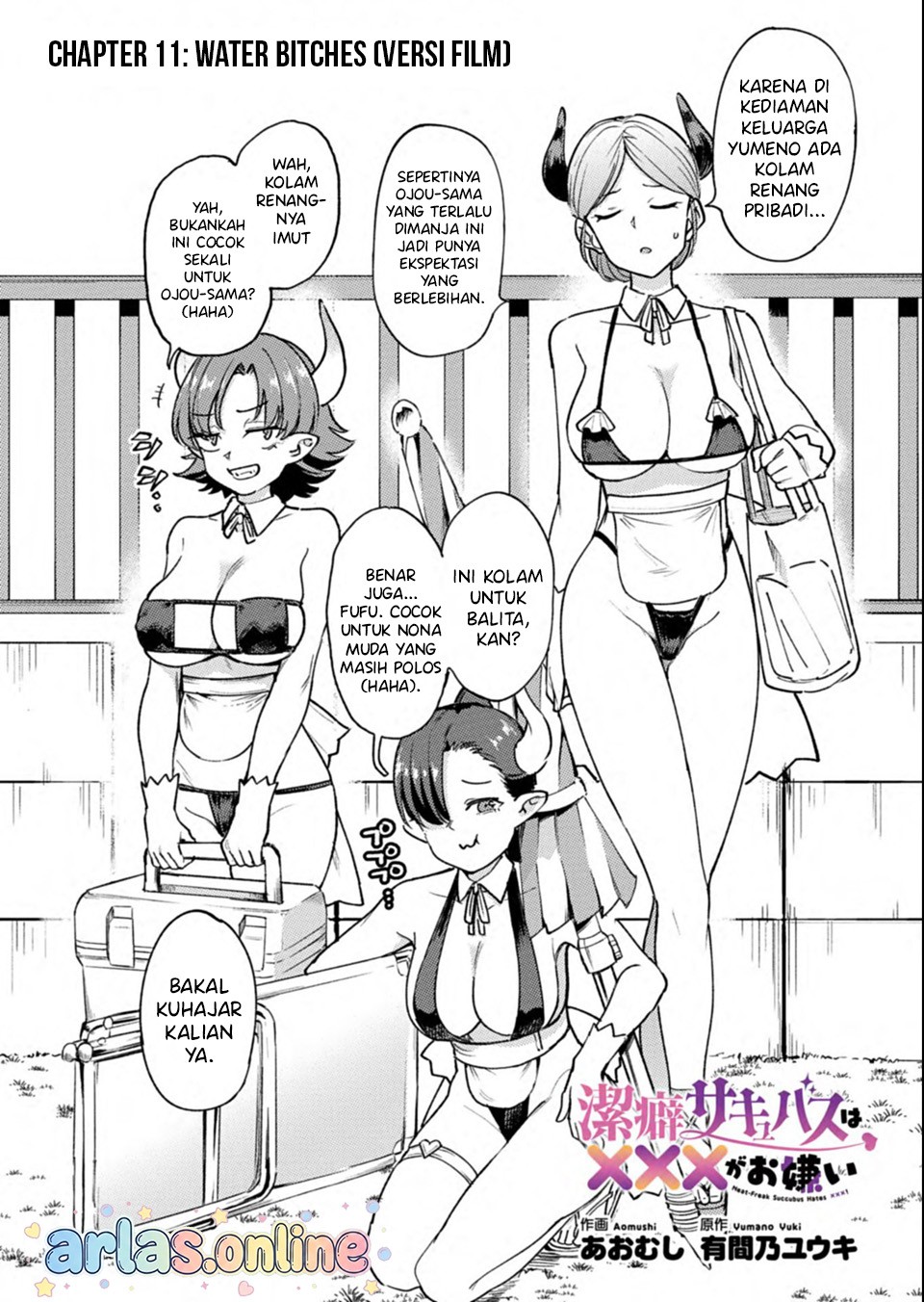 Keppeki Succubus wa ga Okirai chapter 11 halaman 4