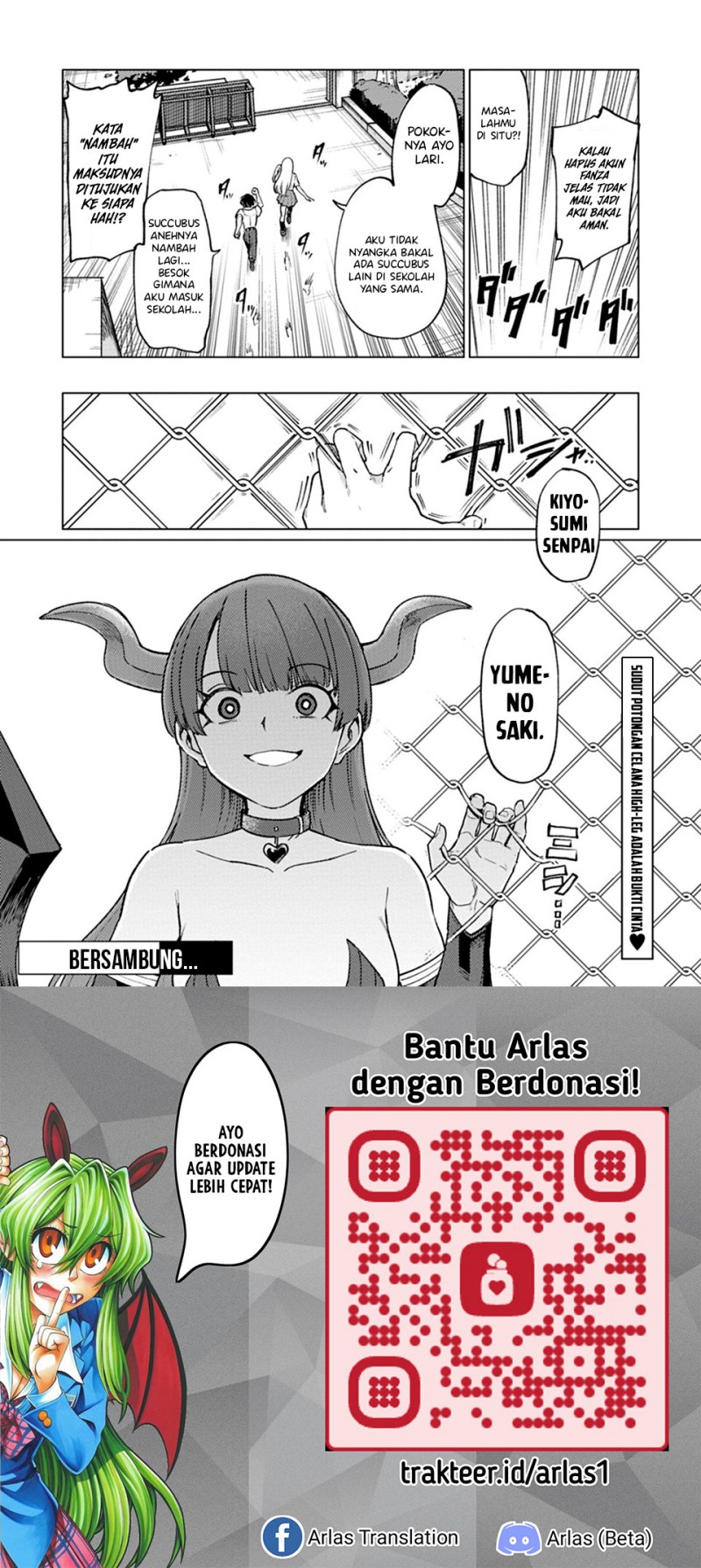 Keppeki Succubus wa ga Okirai chapter 8 halaman 17