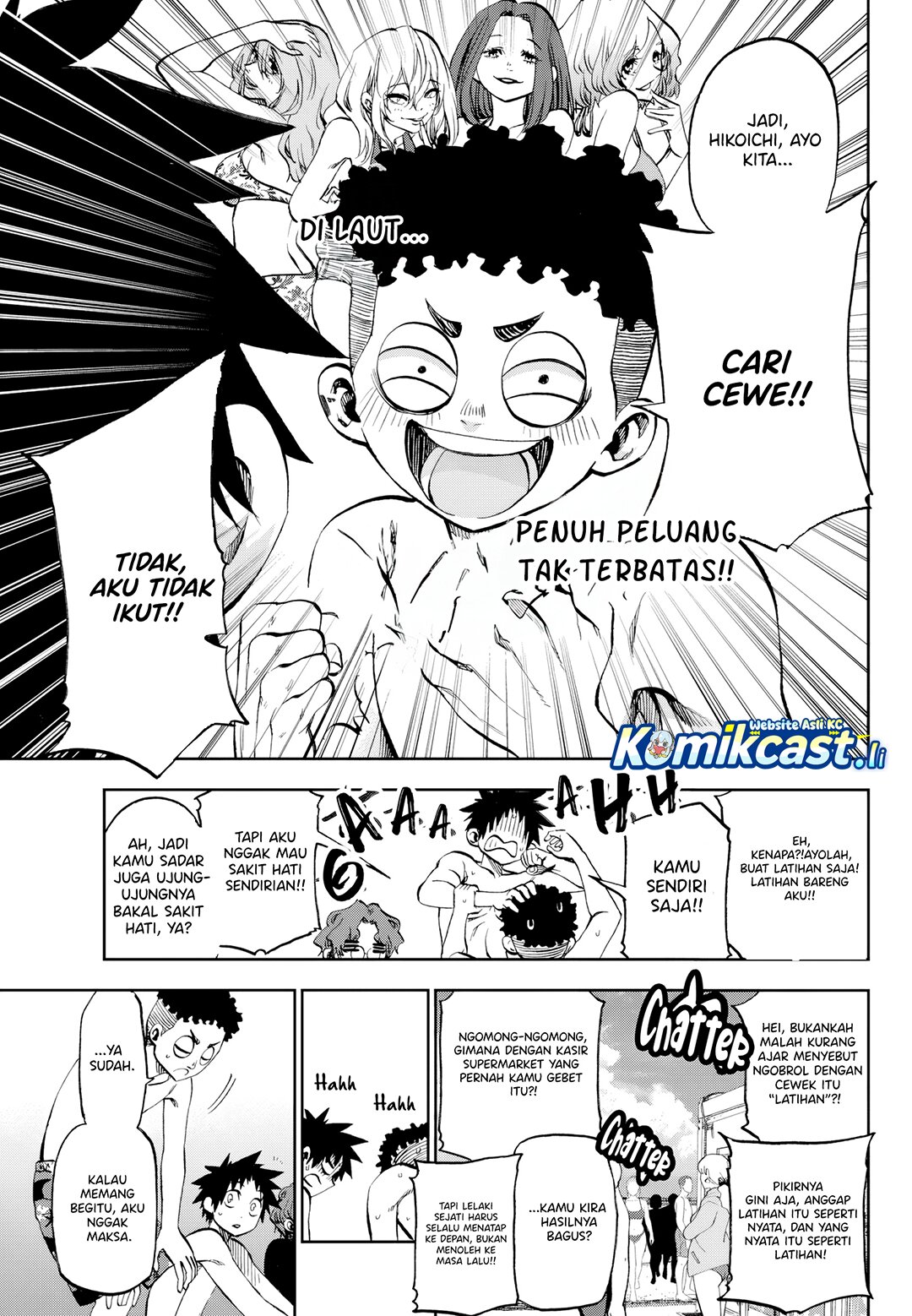 Halaman 8 dari Kessa mo Yuraretemasu Chapter 30