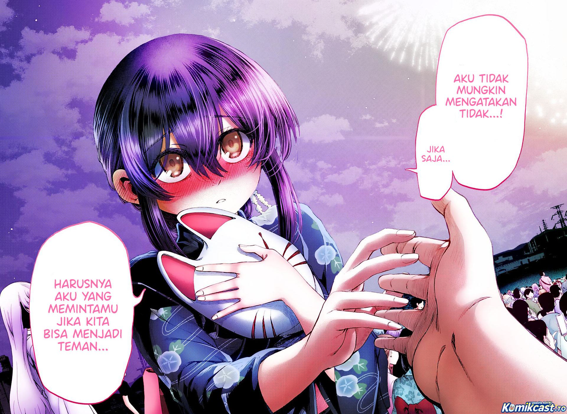 Halaman 23 dari Kessa mo Yuraretemasu Chapter 40