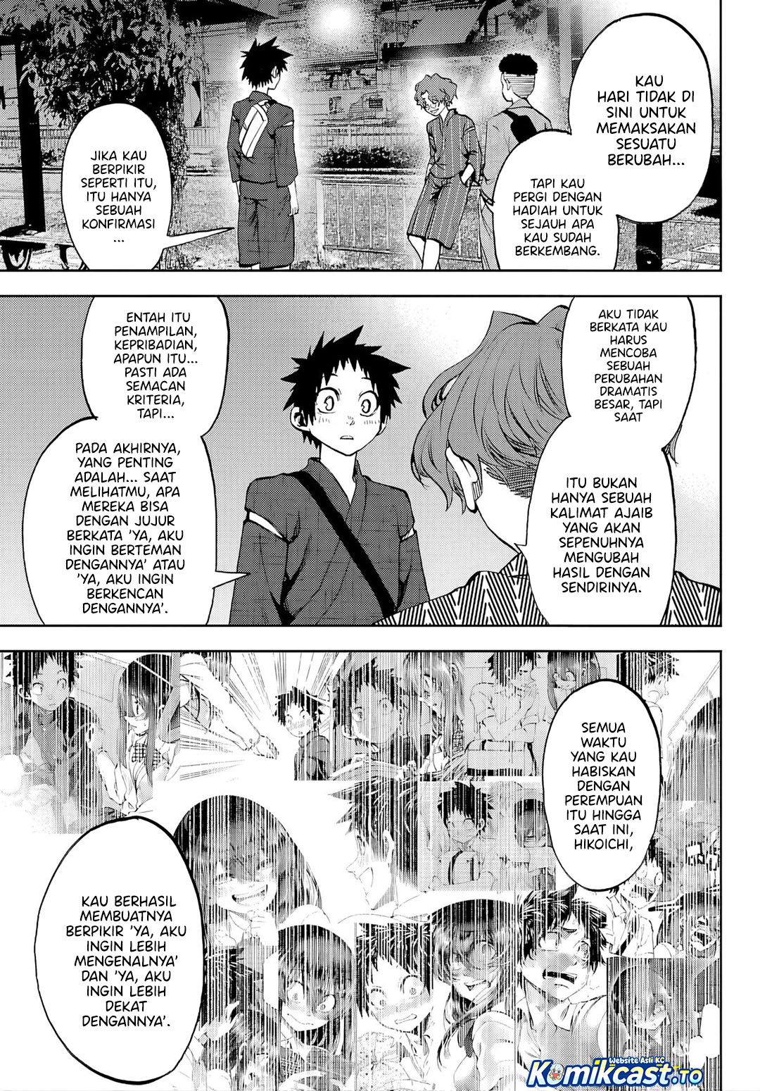 Halaman 10 dari Kessa mo Yuraretemasu Chapter 41