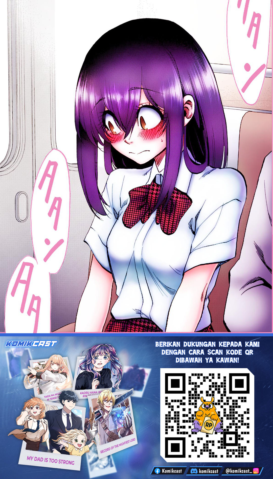 Halaman 18 dari Kessa mo Yuraretemasu Chapter 43