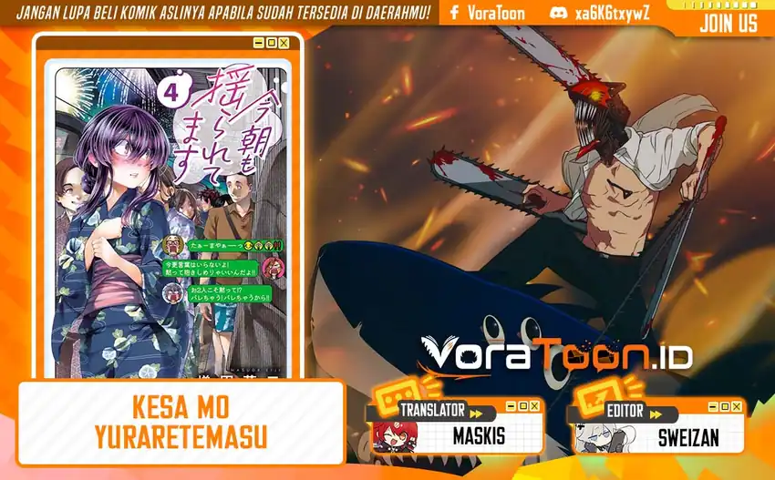 Halaman 1 dari Kessa mo Yuraretemasu Chapter 48