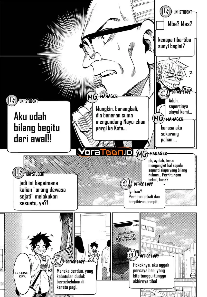 Halaman 18 dari Kessa mo Yuraretemasu Chapter 48