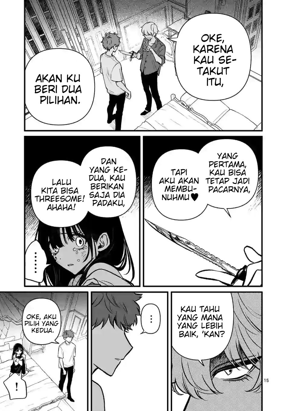 Halaman 16 dari Kimi ni Koisuru Satsujinki Chapter 14