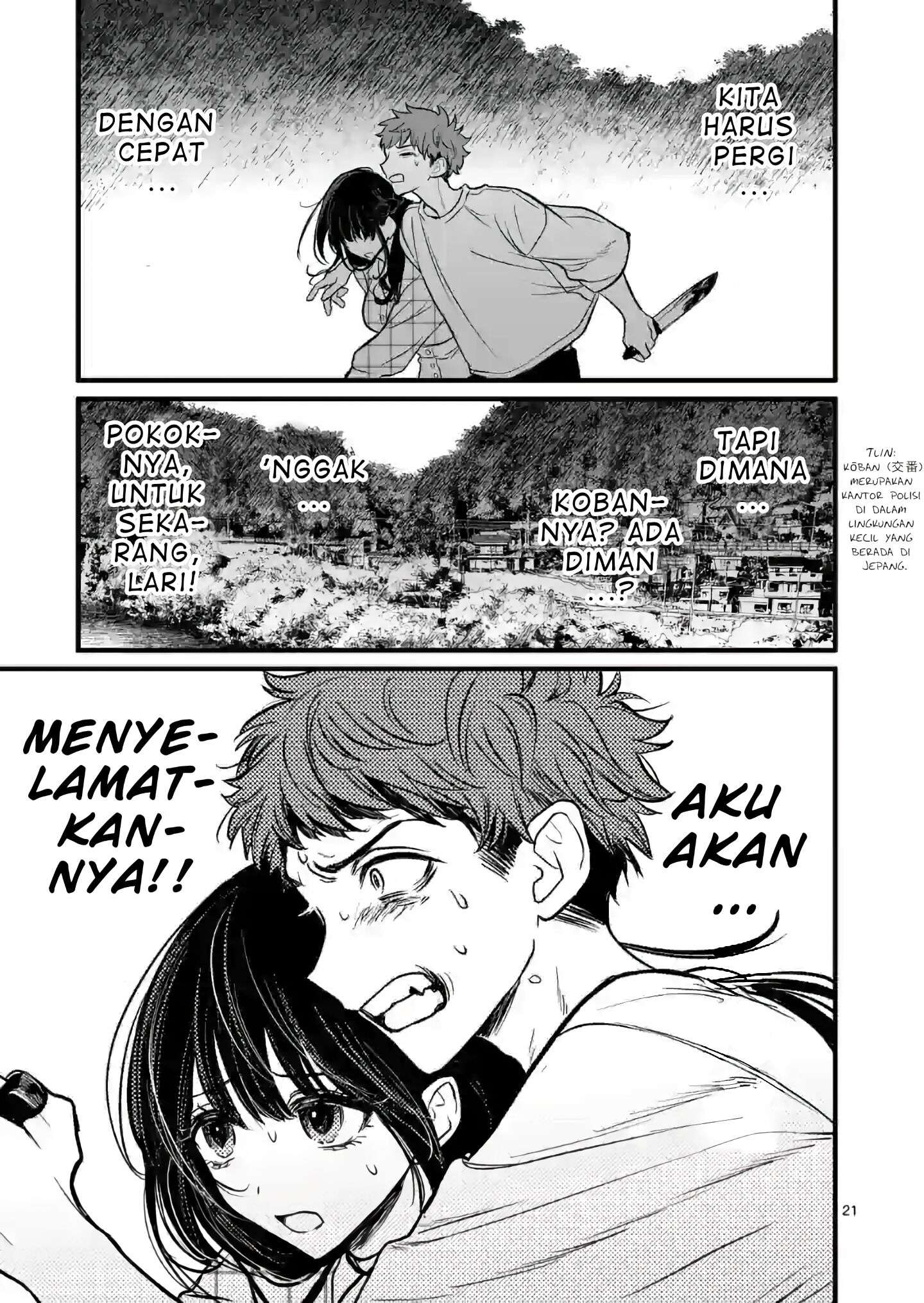 Halaman 22 dari Kimi ni Koisuru Satsujinki Chapter 3