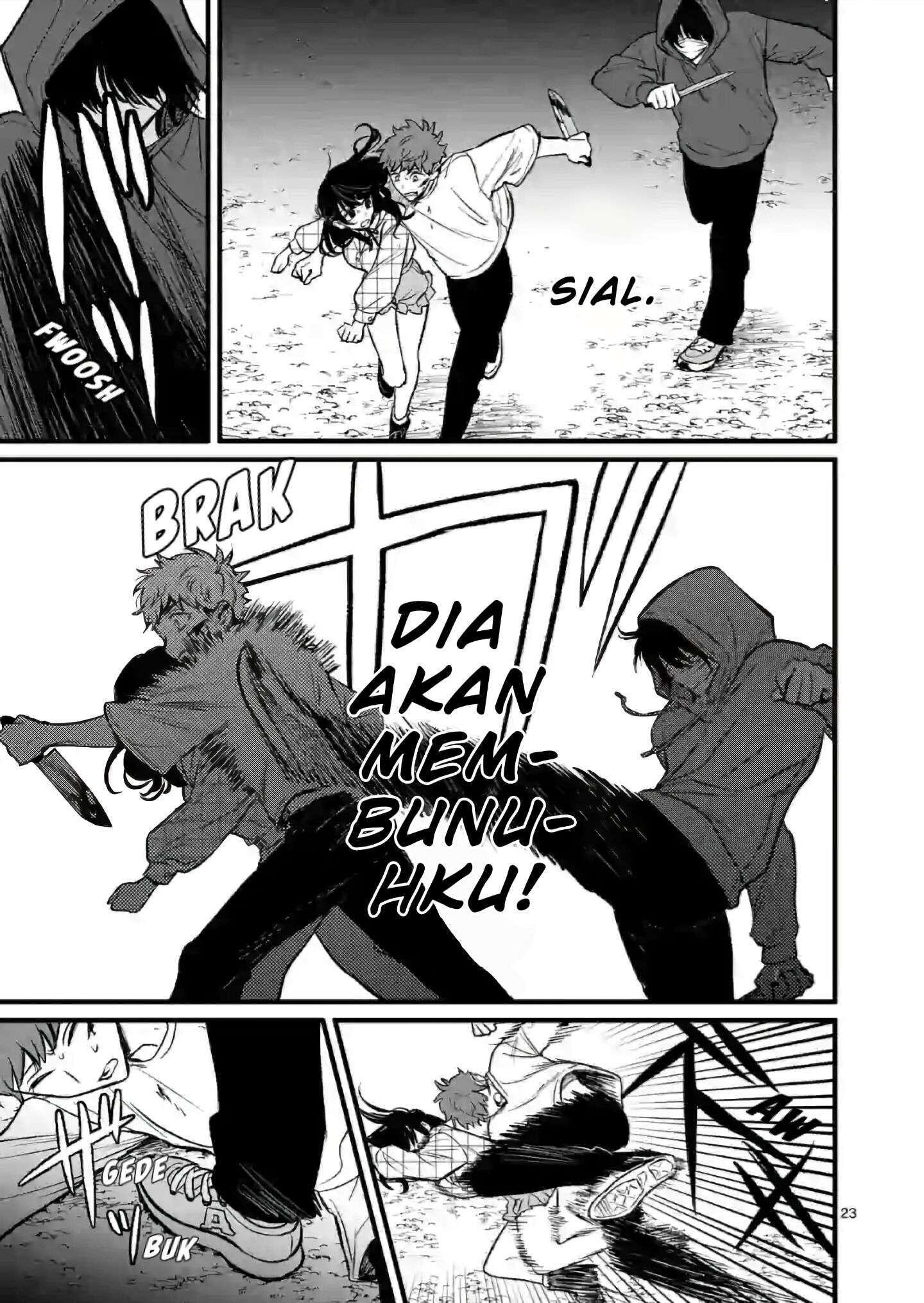 Halaman 24 dari Kimi ni Koisuru Satsujinki Chapter 3