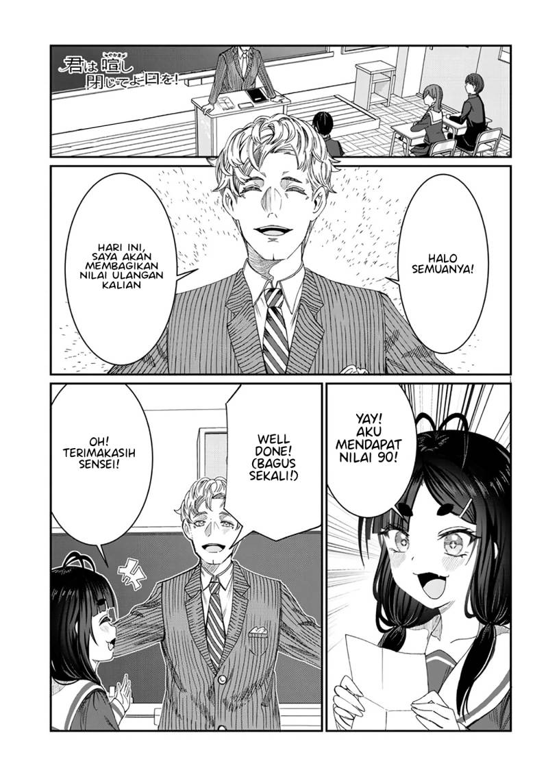 Halaman 2 dari Kimi wa Yakamashi Tojite yo Kuchi wo! Chapter 7