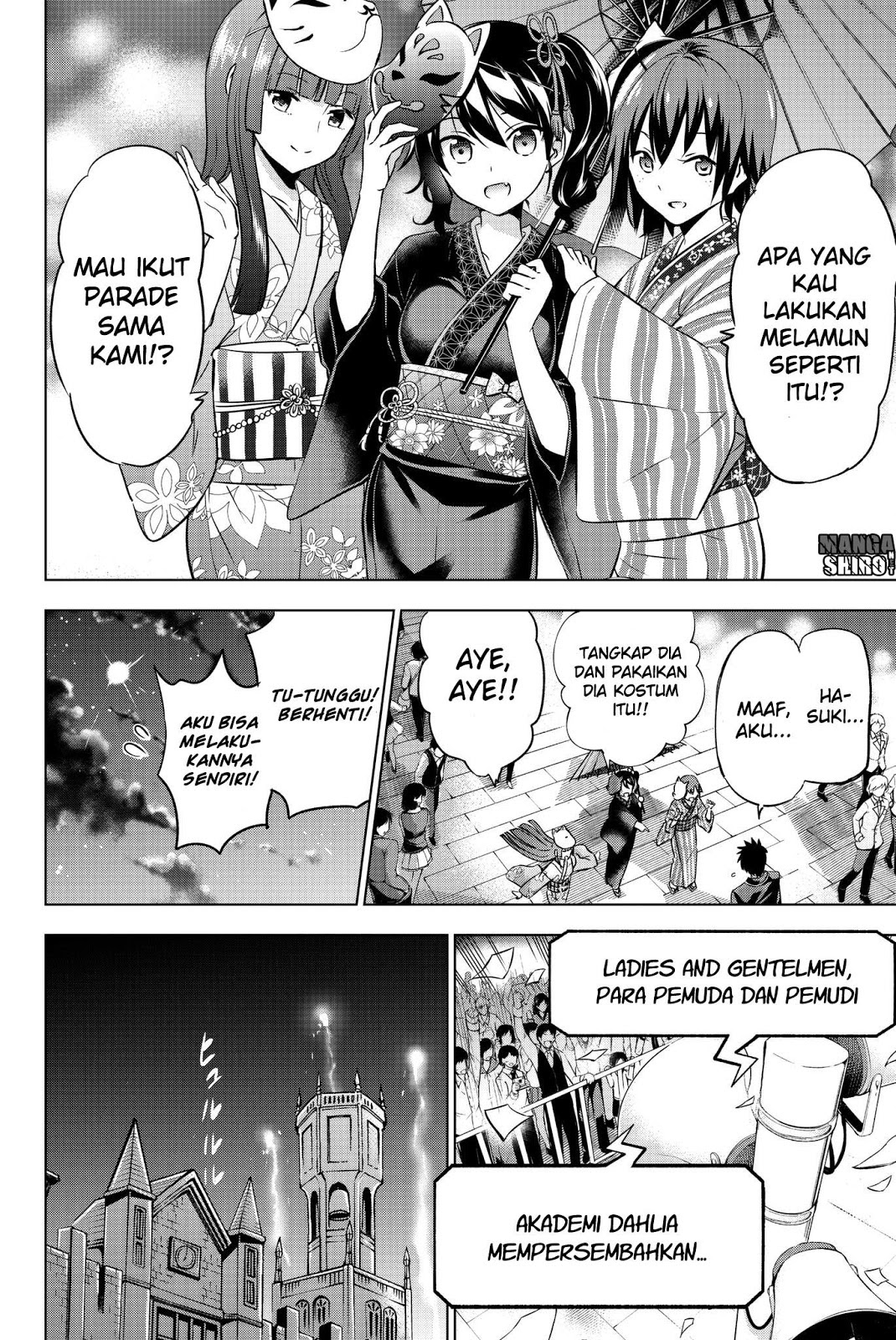Halaman 16 dari Kishuku Gakkou no Juliet Chapter 43