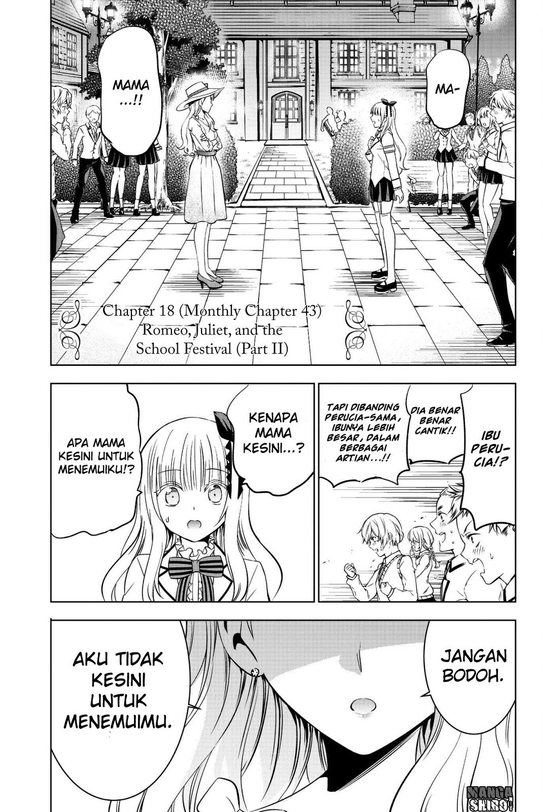 Halaman 2 dari Kishuku Gakkou no Juliet Chapter 43