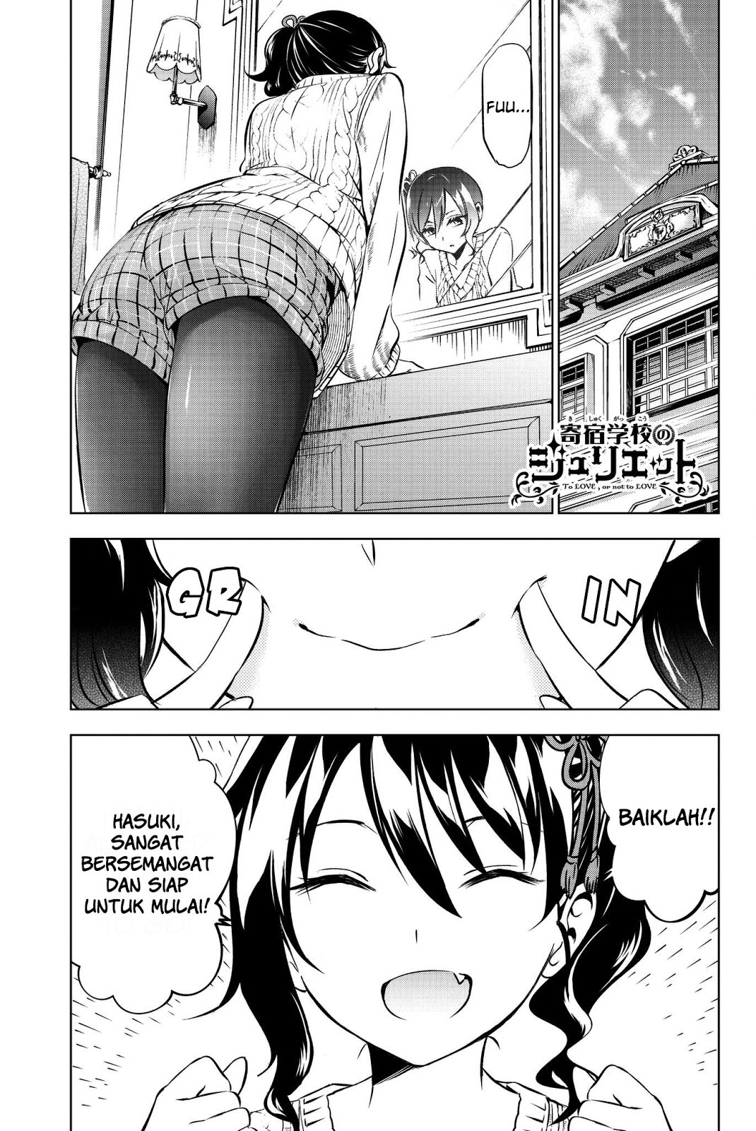 Halaman 2 dari Kishuku Gakkou no Juliet Chapter 45