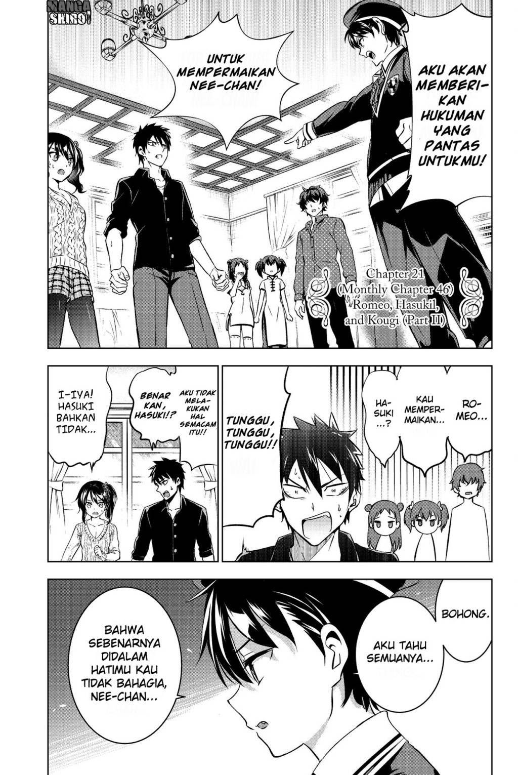 Halaman 2 dari Kishuku Gakkou no Juliet Chapter 46