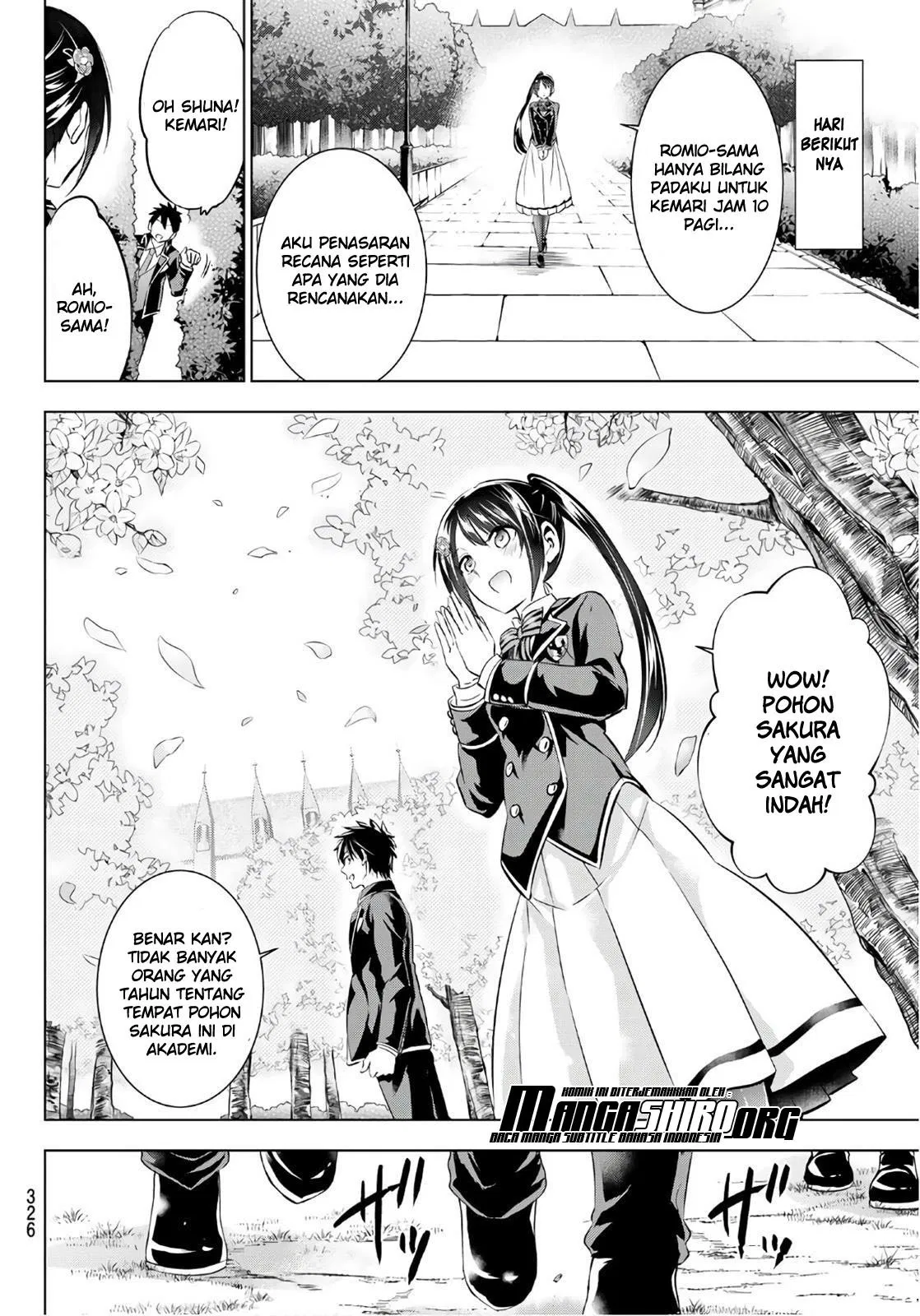Halaman 12 dari Kishuku Gakkou no Juliet Chapter 71