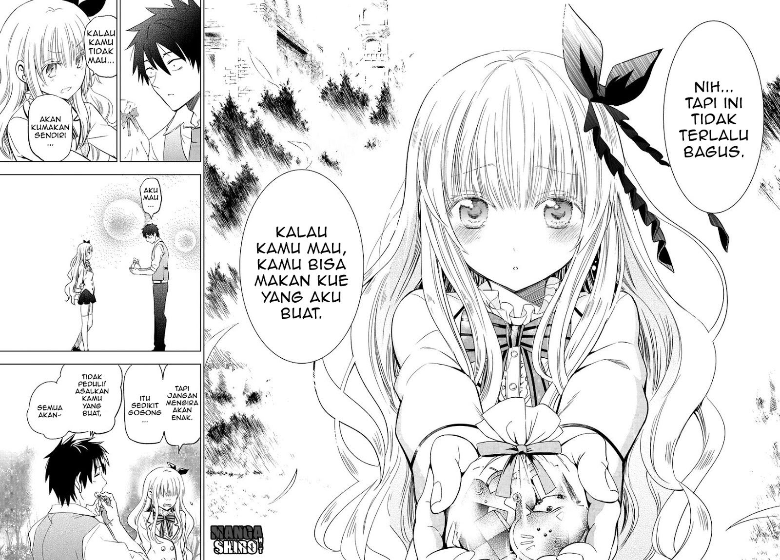 Halaman 34 dari Kishuku Gakkou no Juliet Chapter 8