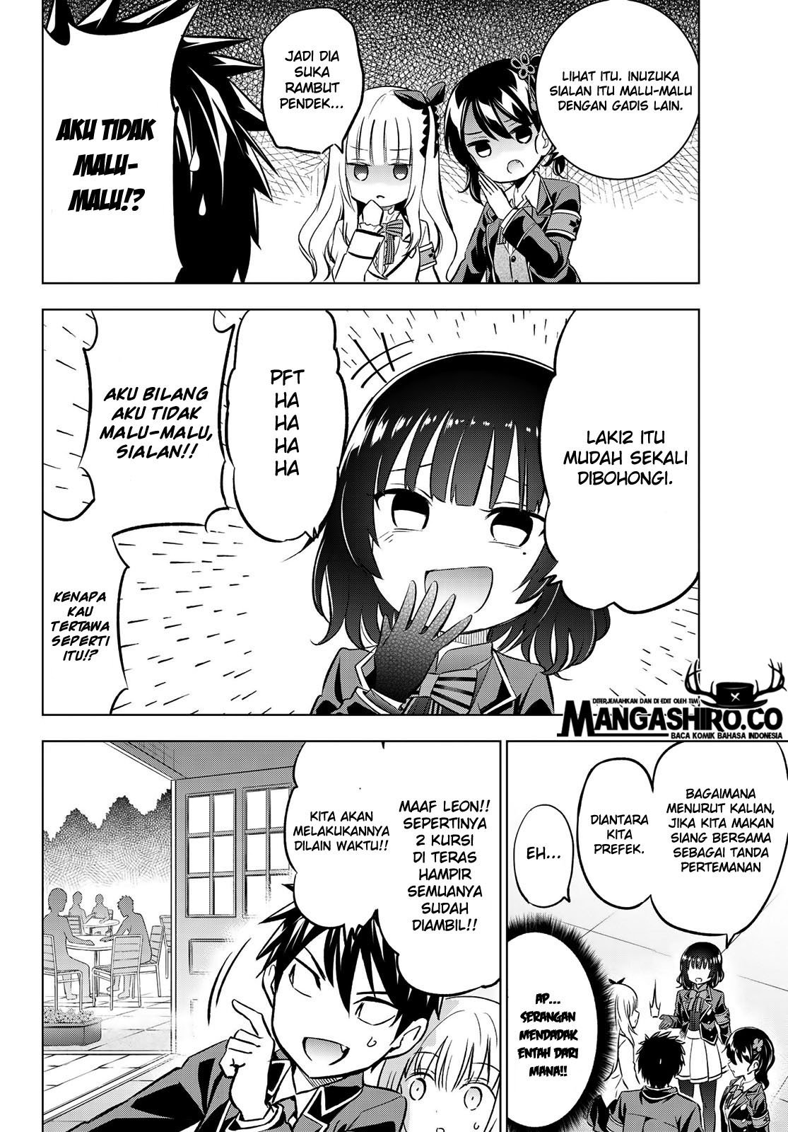 Halaman 10 dari Kishuku Gakkou no Juliet Chapter 92