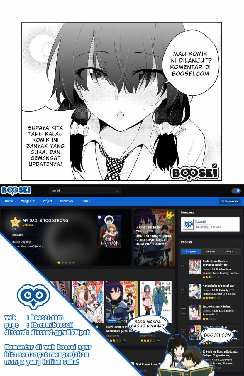 Halaman 10 dari Koe ga Dasenai Shoujo wa "Kanojo ga Yasashi Sugiru" to Omotte Iru Chapter 10