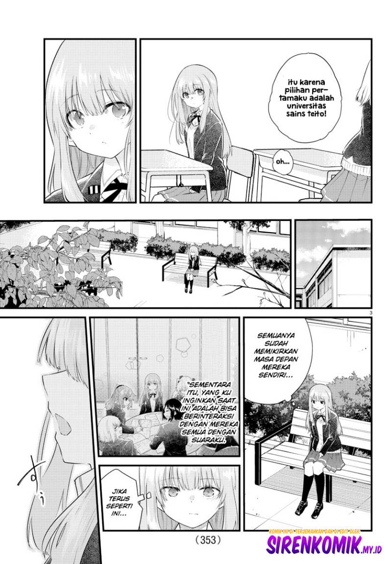 Halaman 4 dari Koe ga Dasenai Shoujo wa "Kanojo ga Yasashi Sugiru" to Omotte Iru Chapter 151