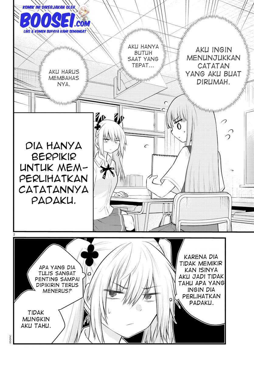 Halaman 4 dari Koe ga Dasenai Shoujo wa "Kanojo ga Yasashi Sugiru" to Omotte Iru Chapter 17