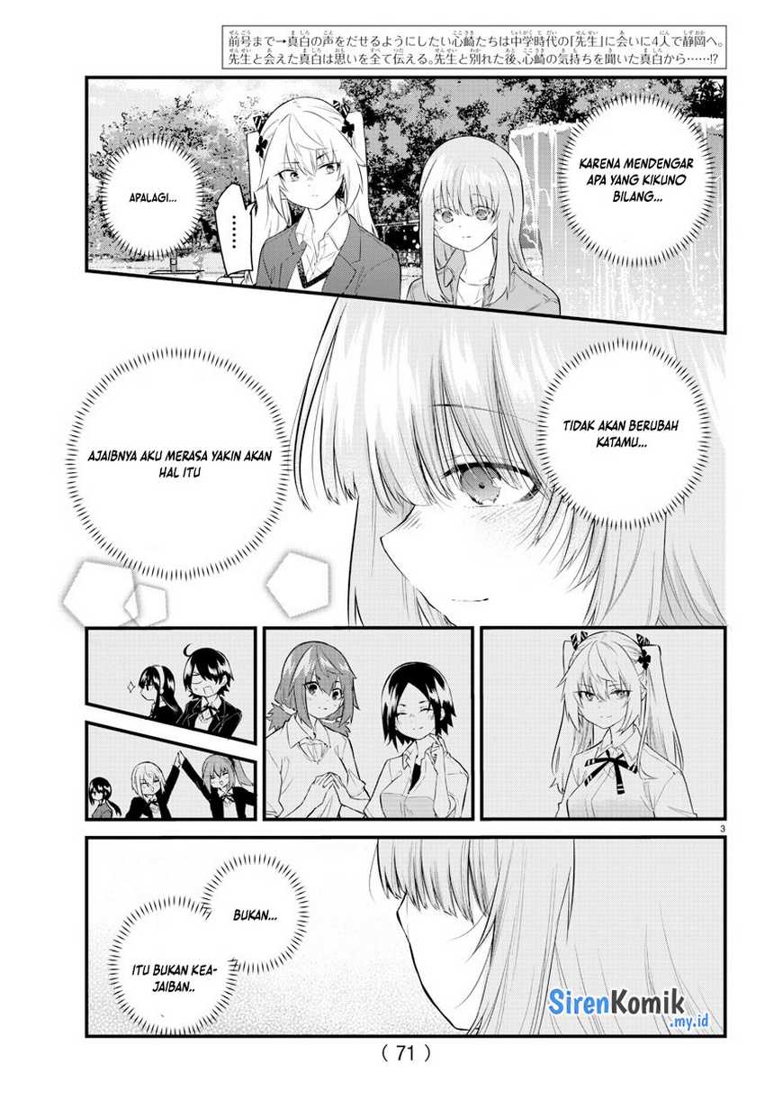 Halaman 4 dari Koe ga Dasenai Shoujo wa "Kanojo ga Yasashi Sugiru" to Omotte Iru Chapter 174