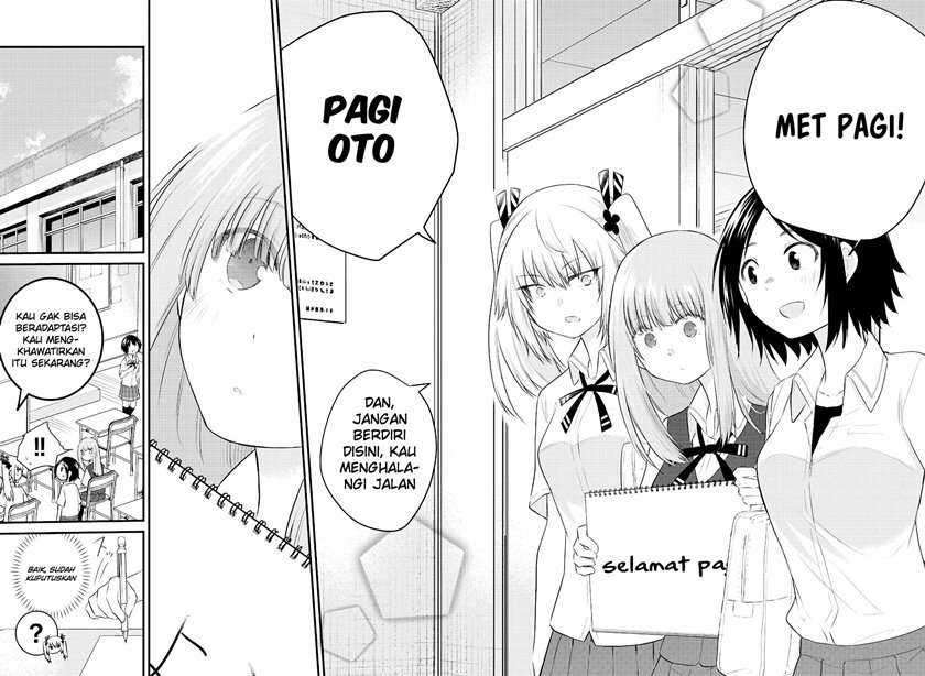 Halaman 9 dari Koe ga Dasenai Shoujo wa "Kanojo ga Yasashi Sugiru" to Omotte Iru Chapter 28