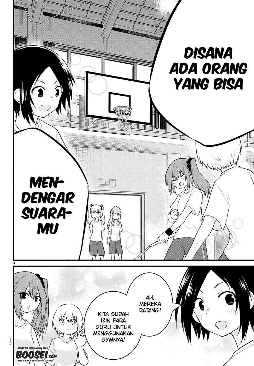 Halaman 6 dari Koe ga Dasenai Shoujo wa "Kanojo ga Yasashi Sugiru" to Omotte Iru Chapter 32