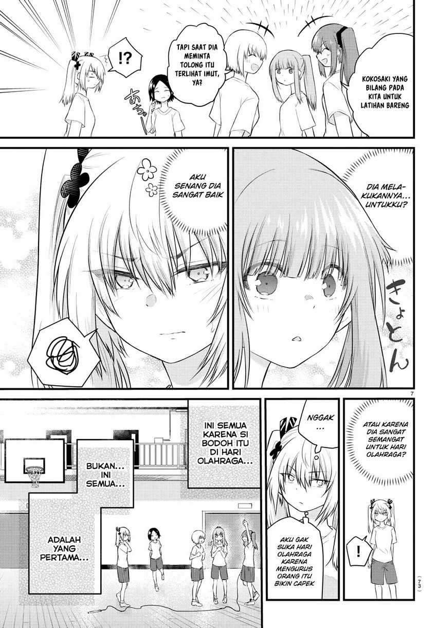 Halaman 9 dari Koe ga Dasenai Shoujo wa "Kanojo ga Yasashi Sugiru" to Omotte Iru Chapter 32