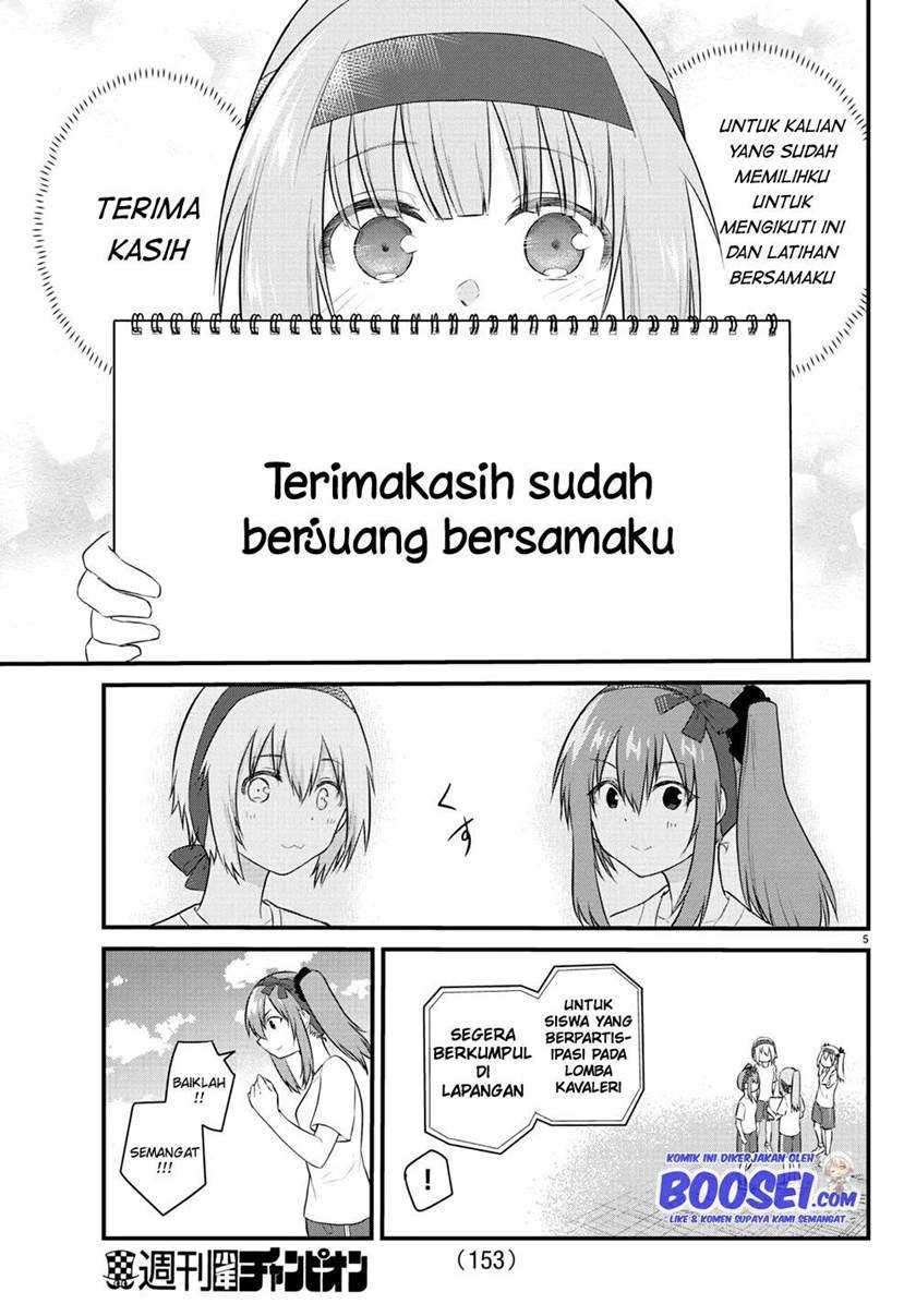 Halaman 7 dari Koe ga Dasenai Shoujo wa "Kanojo ga Yasashi Sugiru" to Omotte Iru Chapter 34