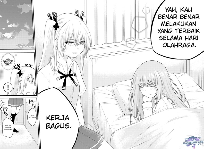 Halaman 7 dari Koe ga Dasenai Shoujo wa "Kanojo ga Yasashi Sugiru" to Omotte Iru Chapter 40