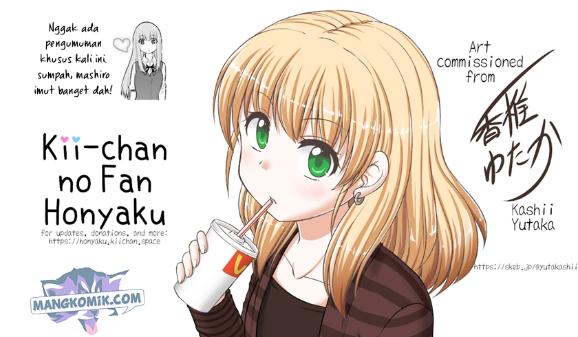 Halaman 10 dari Koe ga Dasenai Shoujo wa "Kanojo ga Yasashi Sugiru" to Omotte Iru Chapter 43