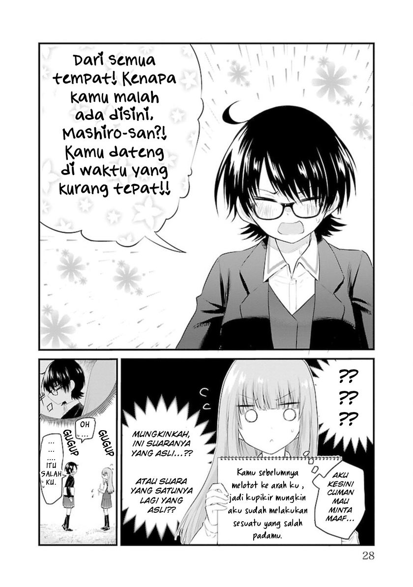Halaman 3 dari Koe ga Dasenai Shoujo wa "Kanojo ga Yasashi Sugiru" to Omotte Iru Chapter 44
