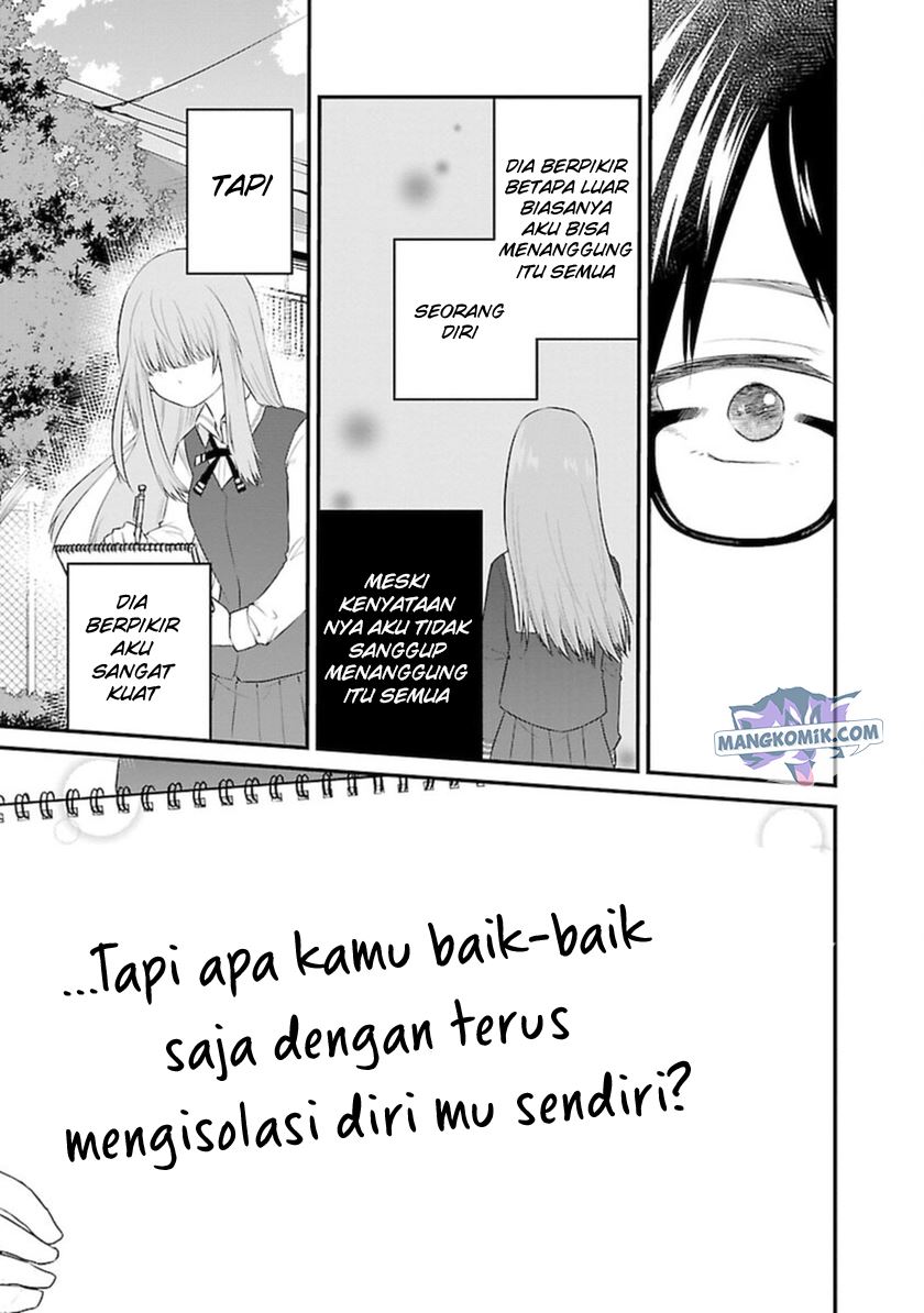 Halaman 5 dari Koe ga Dasenai Shoujo wa "Kanojo ga Yasashi Sugiru" to Omotte Iru Chapter 44