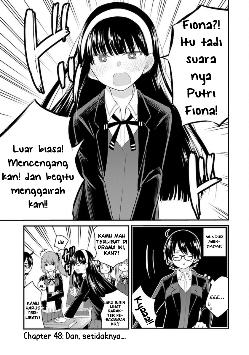 Halaman 2 dari Koe ga Dasenai Shoujo wa "Kanojo ga Yasashi Sugiru" to Omotte Iru Chapter 48