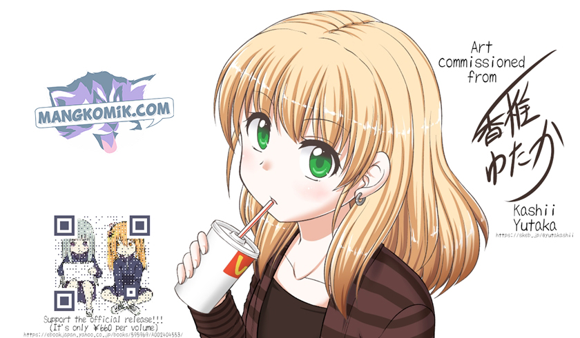 Halaman 9 dari Koe ga Dasenai Shoujo wa "Kanojo ga Yasashi Sugiru" to Omotte Iru Chapter 48