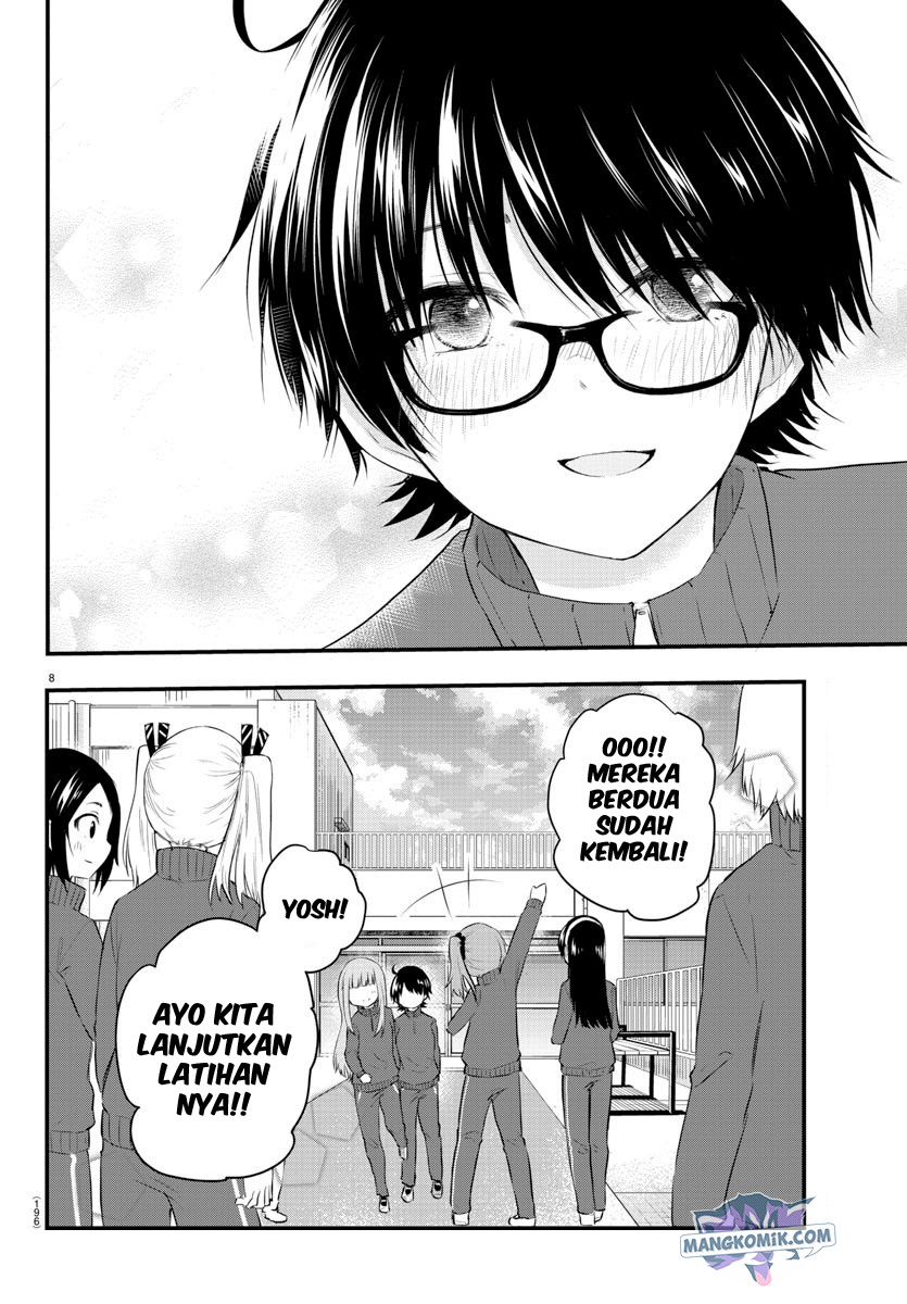 Halaman 10 dari Koe ga Dasenai Shoujo wa "Kanojo ga Yasashi Sugiru" to Omotte Iru Chapter 51