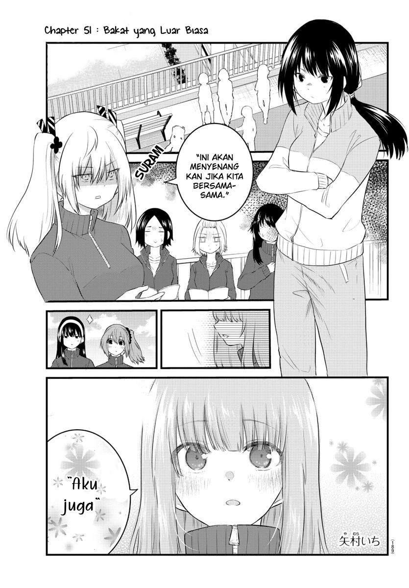 Halaman 3 dari Koe ga Dasenai Shoujo wa "Kanojo ga Yasashi Sugiru" to Omotte Iru Chapter 51
