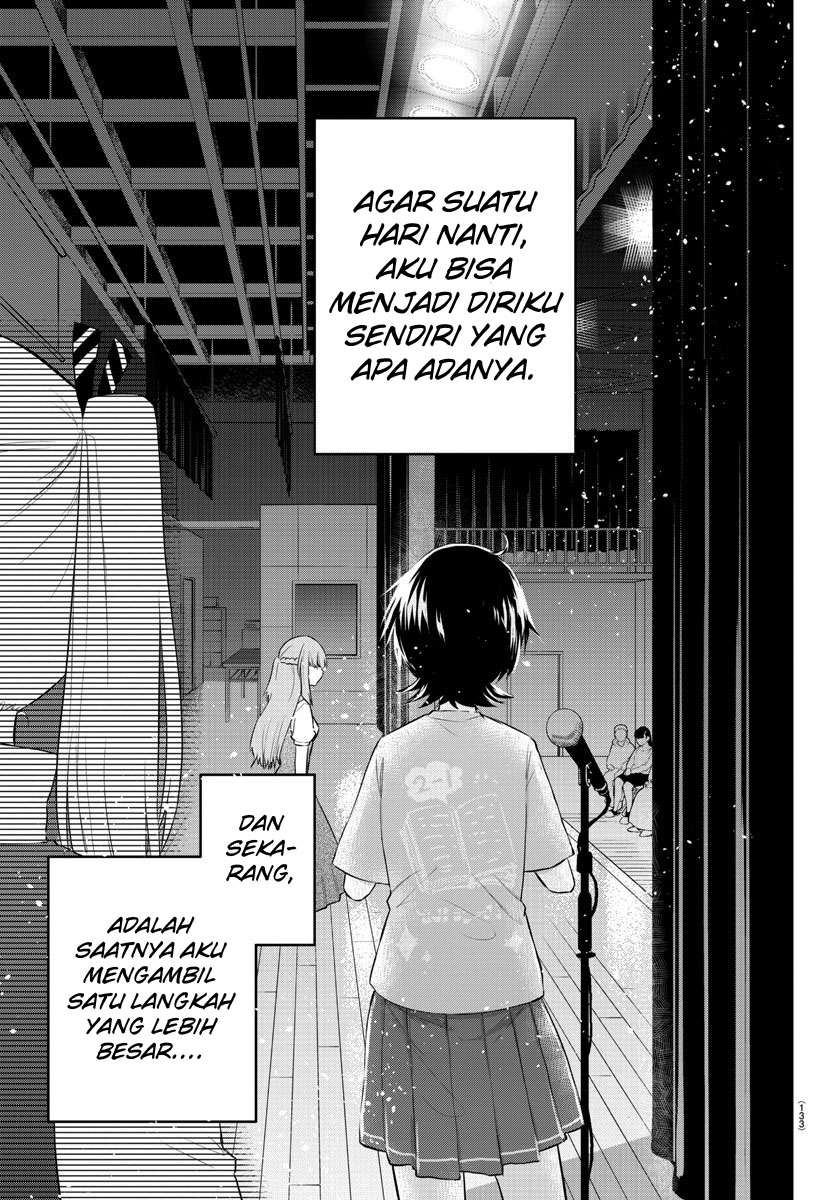 Halaman 10 dari Koe ga Dasenai Shoujo wa "Kanojo ga Yasashi Sugiru" to Omotte Iru Chapter 55
