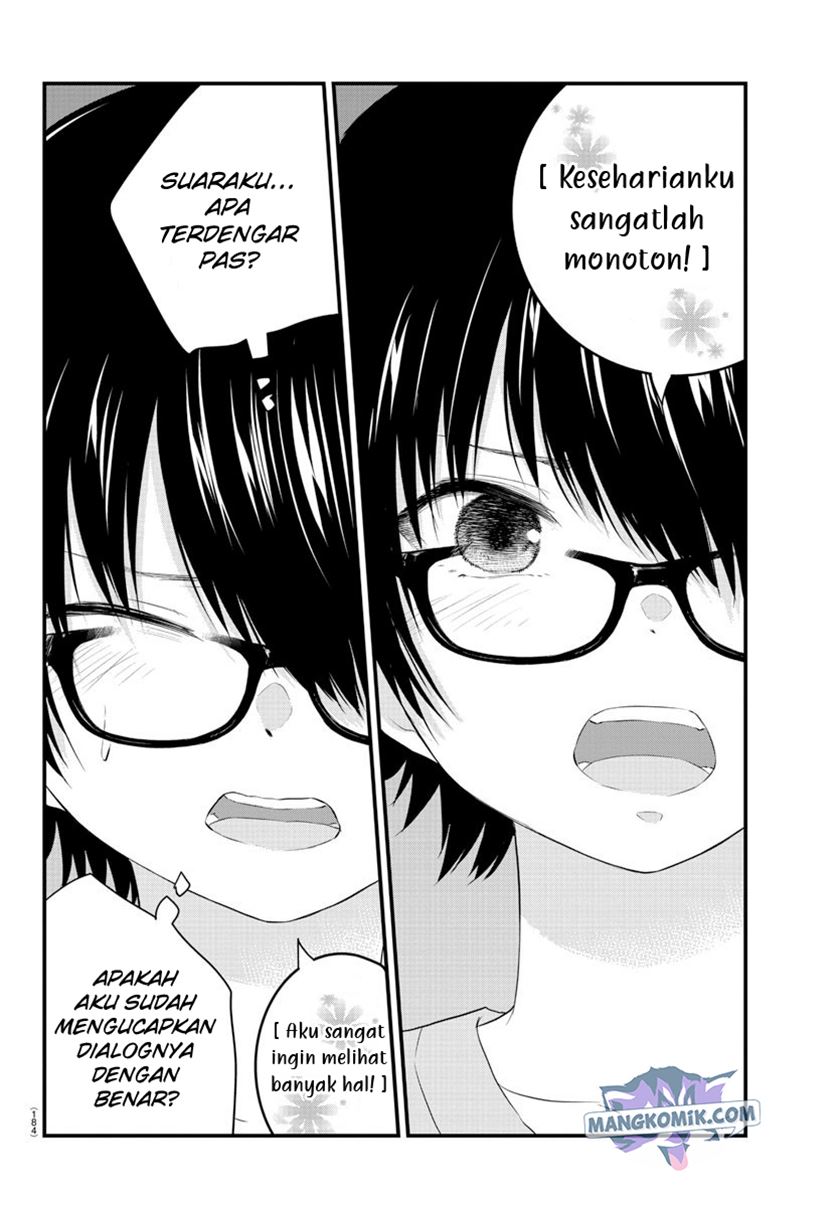 Halaman 5 dari Koe ga Dasenai Shoujo wa "Kanojo ga Yasashi Sugiru" to Omotte Iru Chapter 56