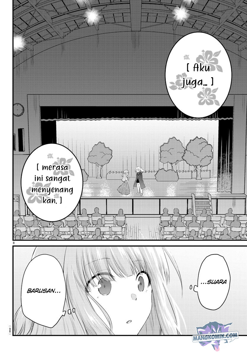Halaman 10 dari Koe ga Dasenai Shoujo wa "Kanojo ga Yasashi Sugiru" to Omotte Iru Chapter 58