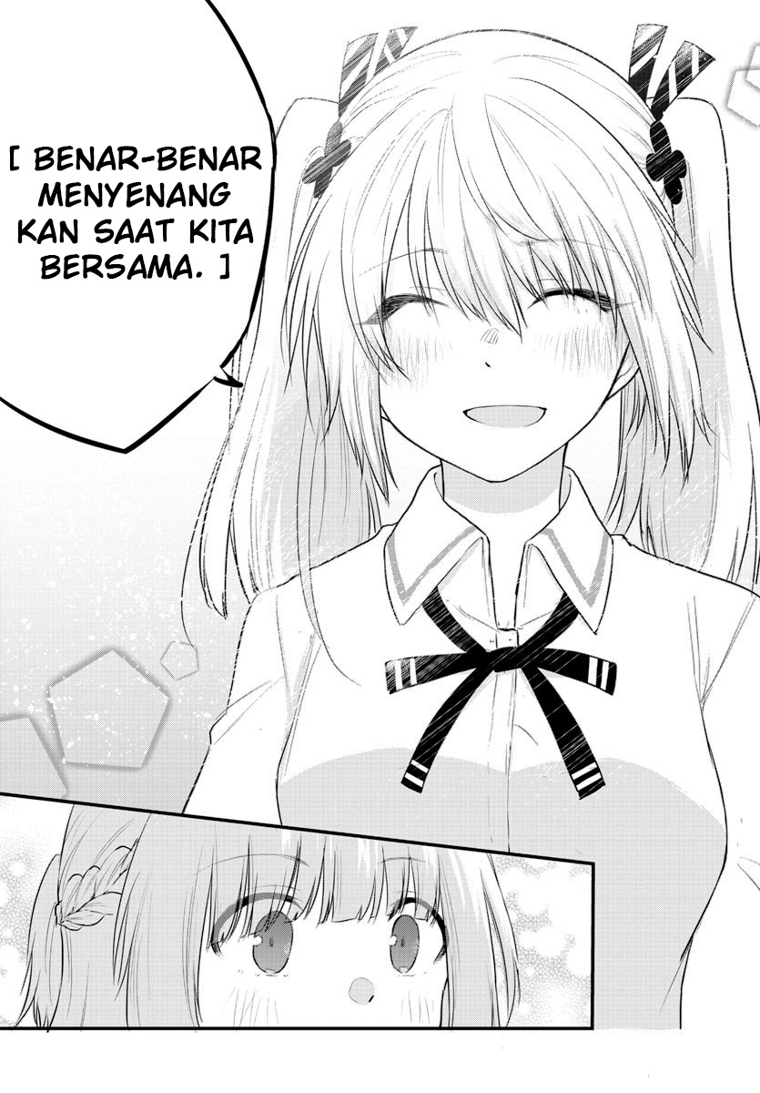 Halaman 7 dari Koe ga Dasenai Shoujo wa "Kanojo ga Yasashi Sugiru" to Omotte Iru Chapter 58