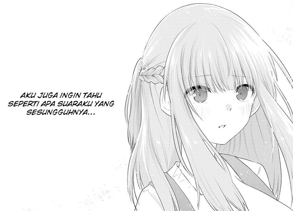 Halaman 6 dari Koe ga Dasenai Shoujo wa "Kanojo ga Yasashi Sugiru" to Omotte Iru Chapter 59
