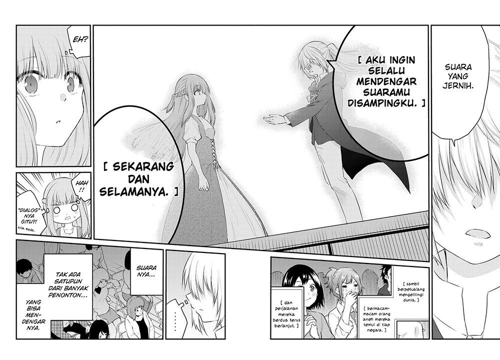 Halaman 7 dari Koe ga Dasenai Shoujo wa "Kanojo ga Yasashi Sugiru" to Omotte Iru Chapter 59