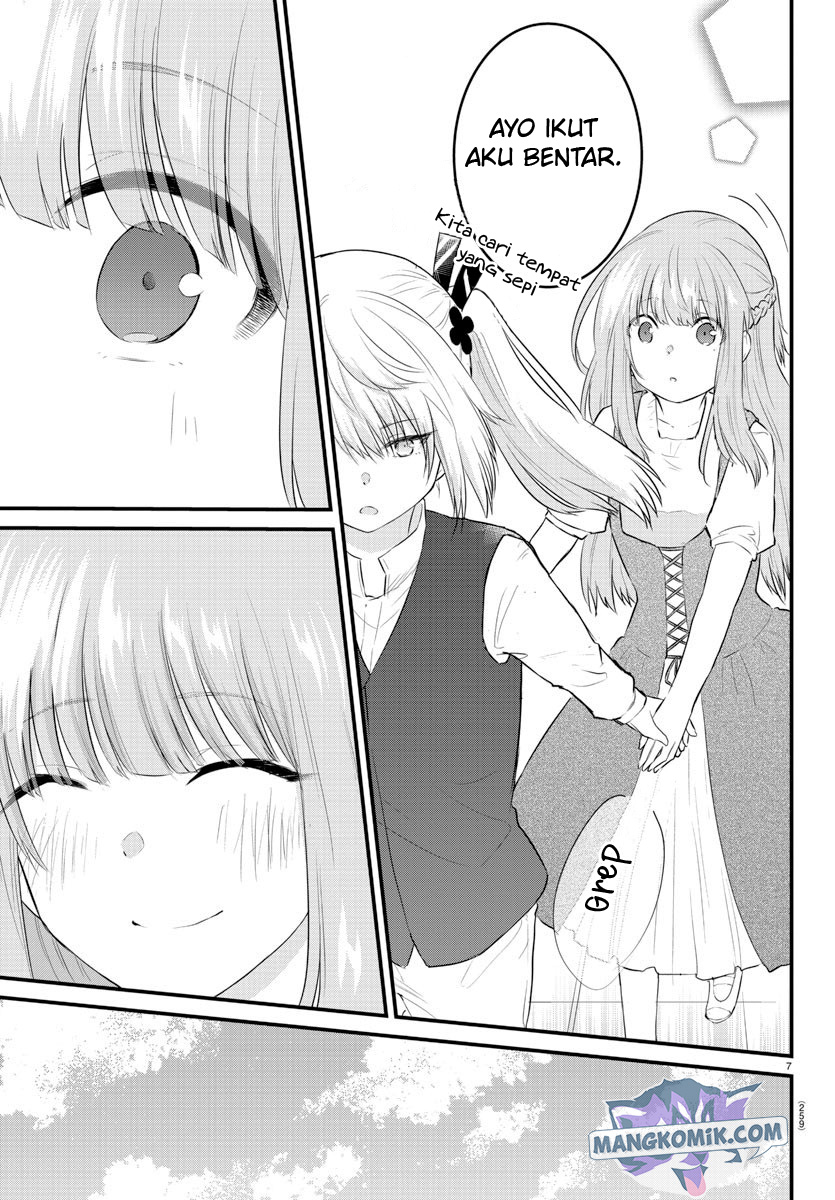 Halaman 9 dari Koe ga Dasenai Shoujo wa "Kanojo ga Yasashi Sugiru" to Omotte Iru Chapter 61