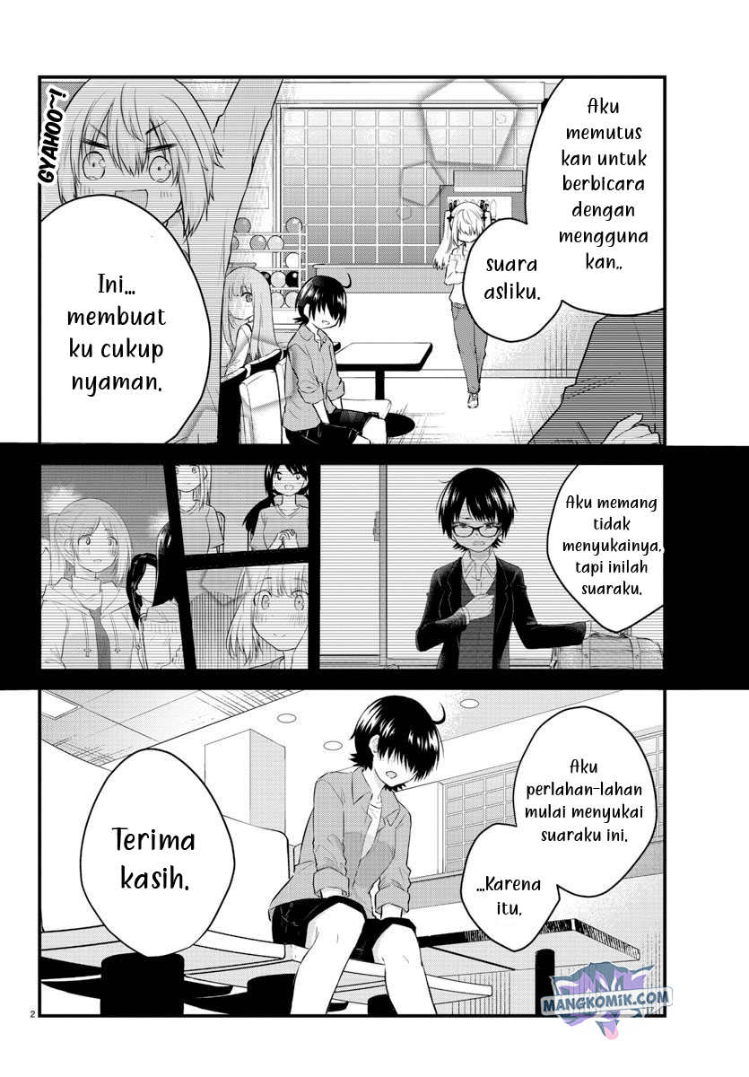 Halaman 4 dari Koe ga Dasenai Shoujo wa "Kanojo ga Yasashi Sugiru" to Omotte Iru Chapter 64