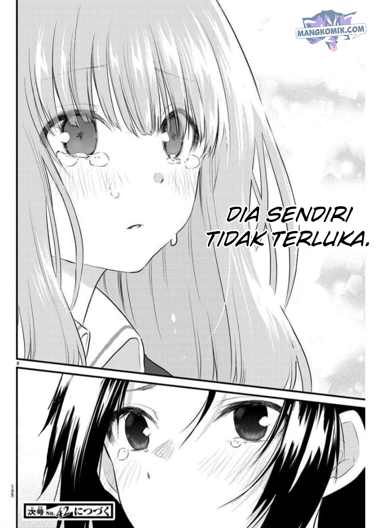 Halaman 11 dari Koe ga Dasenai Shoujo wa "Kanojo ga Yasashi Sugiru" to Omotte Iru Chapter 79