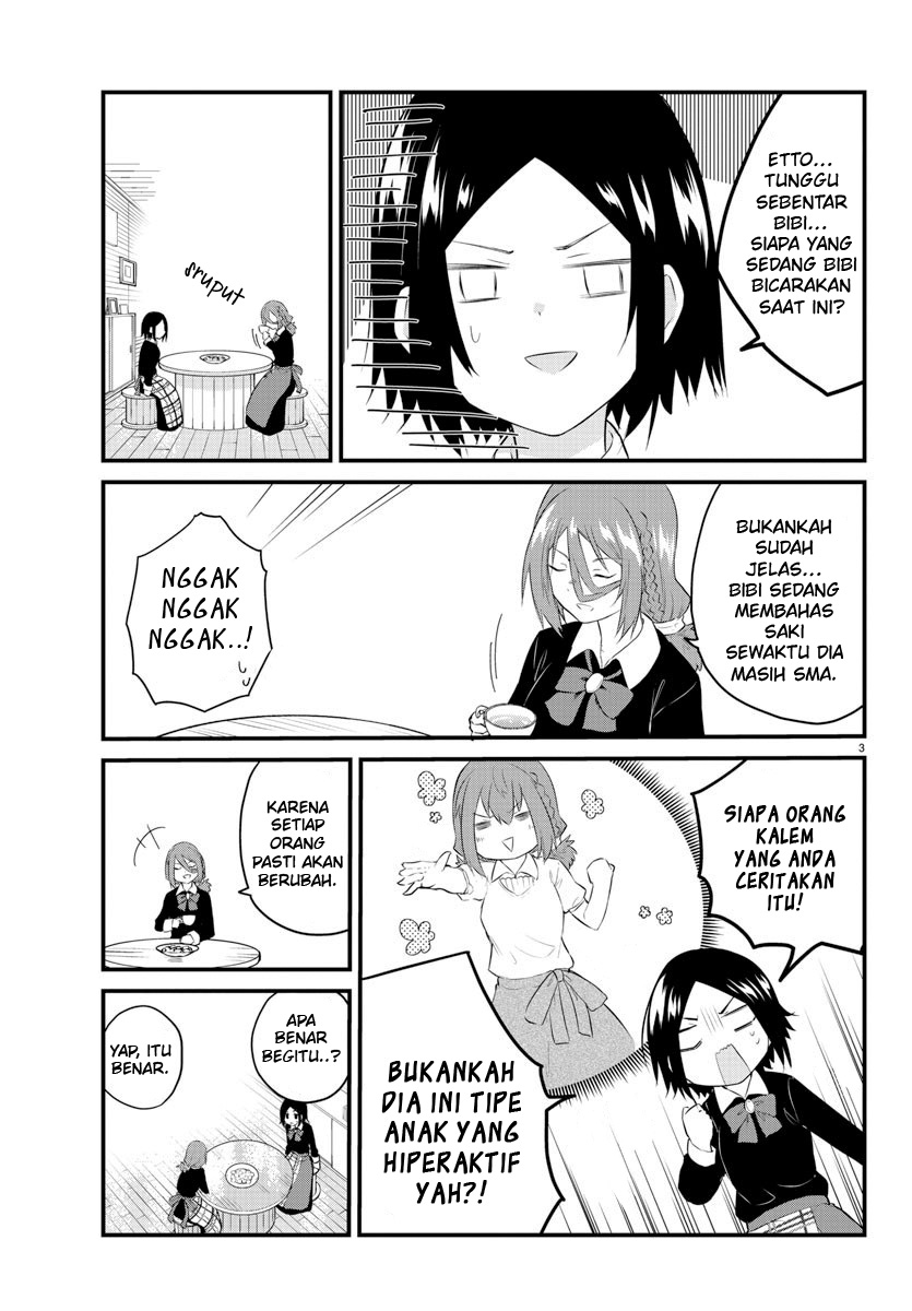 Halaman 5 dari Koe ga Dasenai Shoujo wa "Kanojo ga Yasashi Sugiru" to Omotte Iru Chapter 95