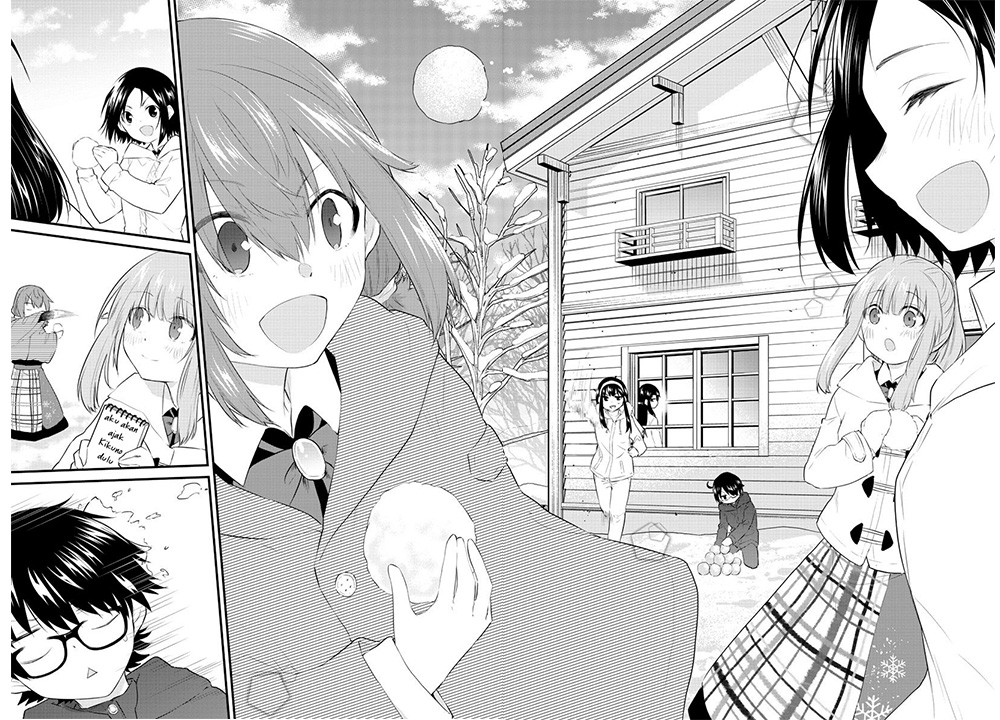 Halaman 8 dari Koe ga Dasenai Shoujo wa "Kanojo ga Yasashi Sugiru" to Omotte Iru Chapter 96