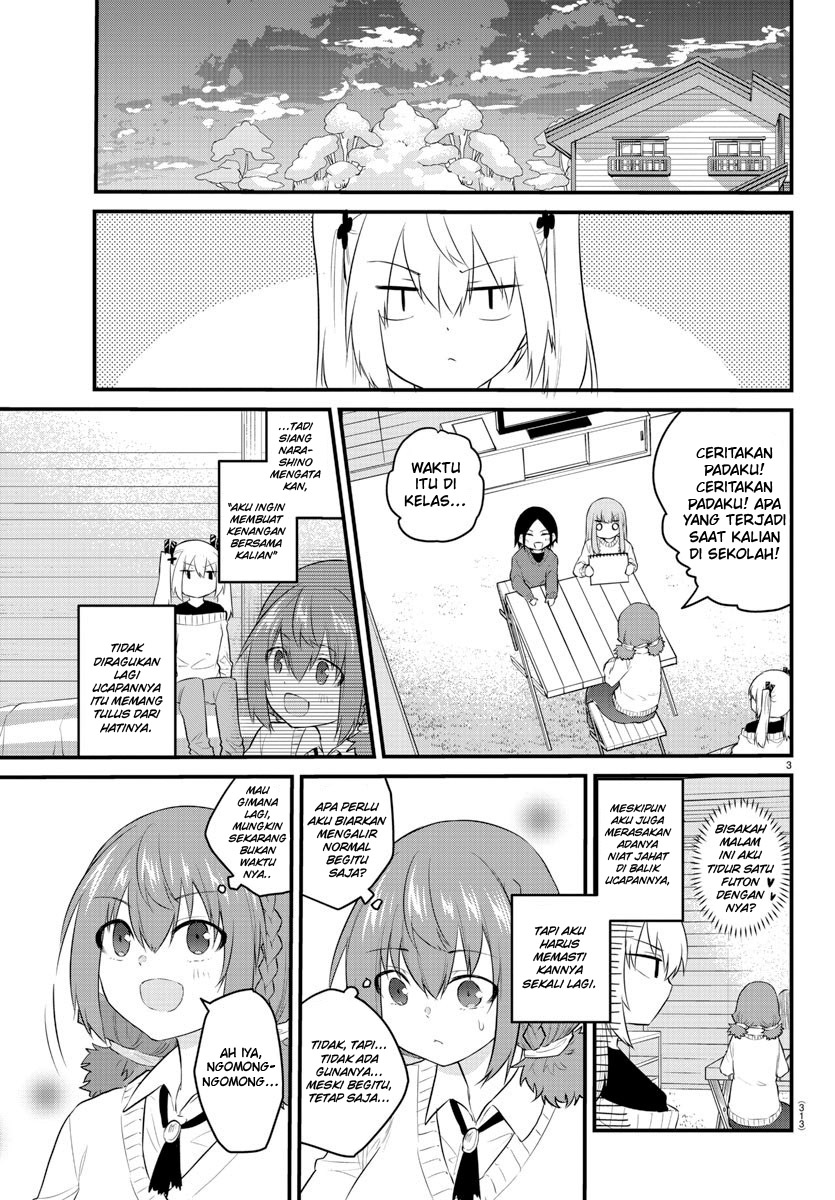 Halaman 5 dari Koe ga Dasenai Shoujo wa "Kanojo ga Yasashi Sugiru" to Omotte Iru Chapter 97