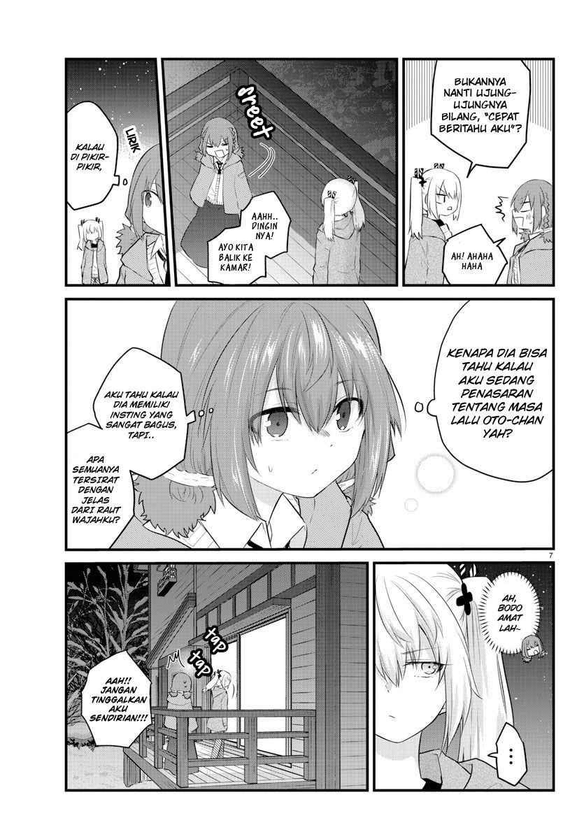 Halaman 9 dari Koe ga Dasenai Shoujo wa "Kanojo ga Yasashi Sugiru" to Omotte Iru Chapter 98