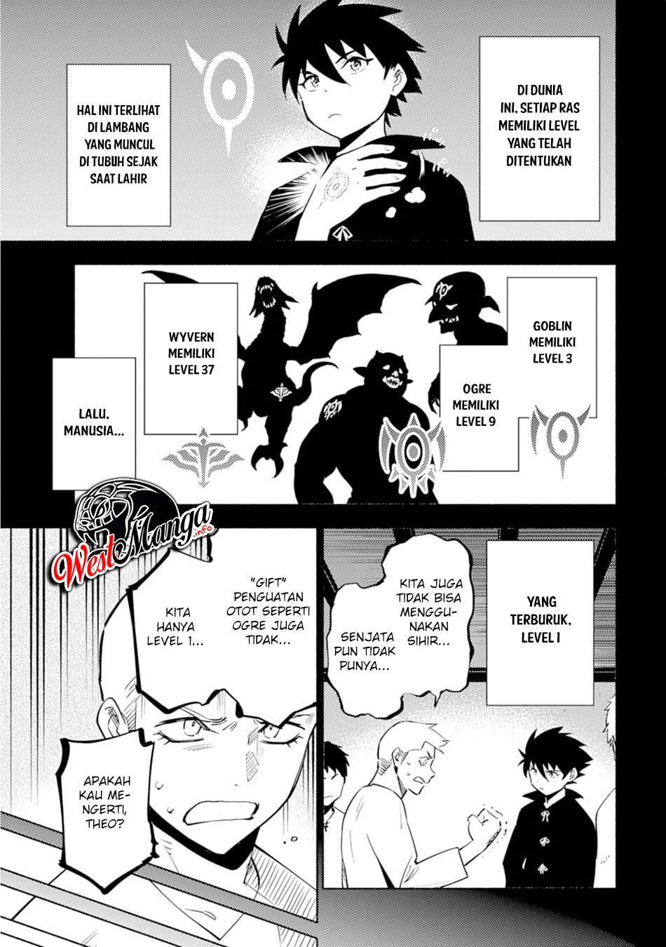 Halaman 13 dari Kono Sekai de Ore dake ga "Level Up" wo Shitteiru Chapter 1