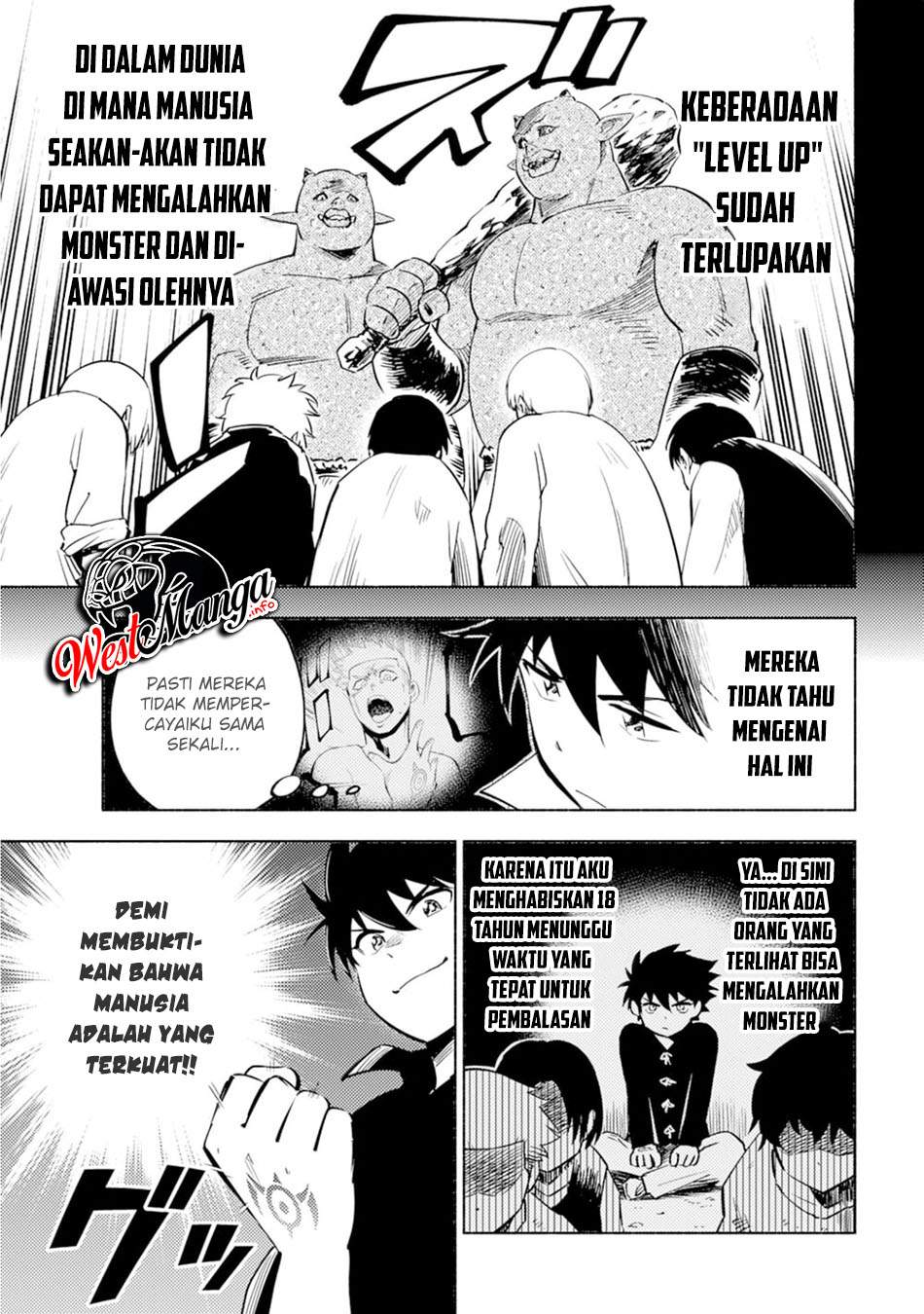 Halaman 28 dari Kono Sekai de Ore dake ga "Level Up" wo Shitteiru Chapter 1